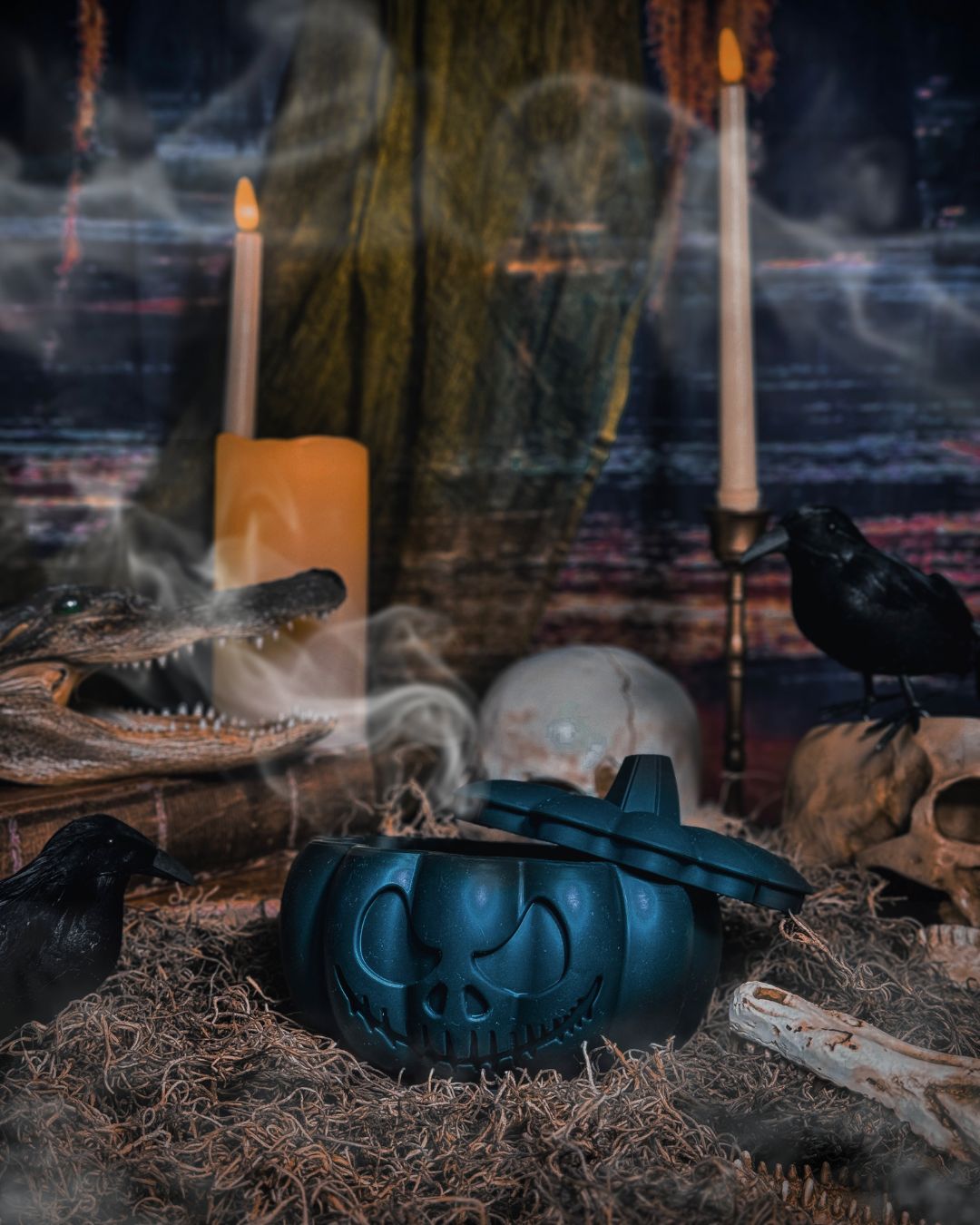 Witch’s Pumpkin Enrichment Bowl