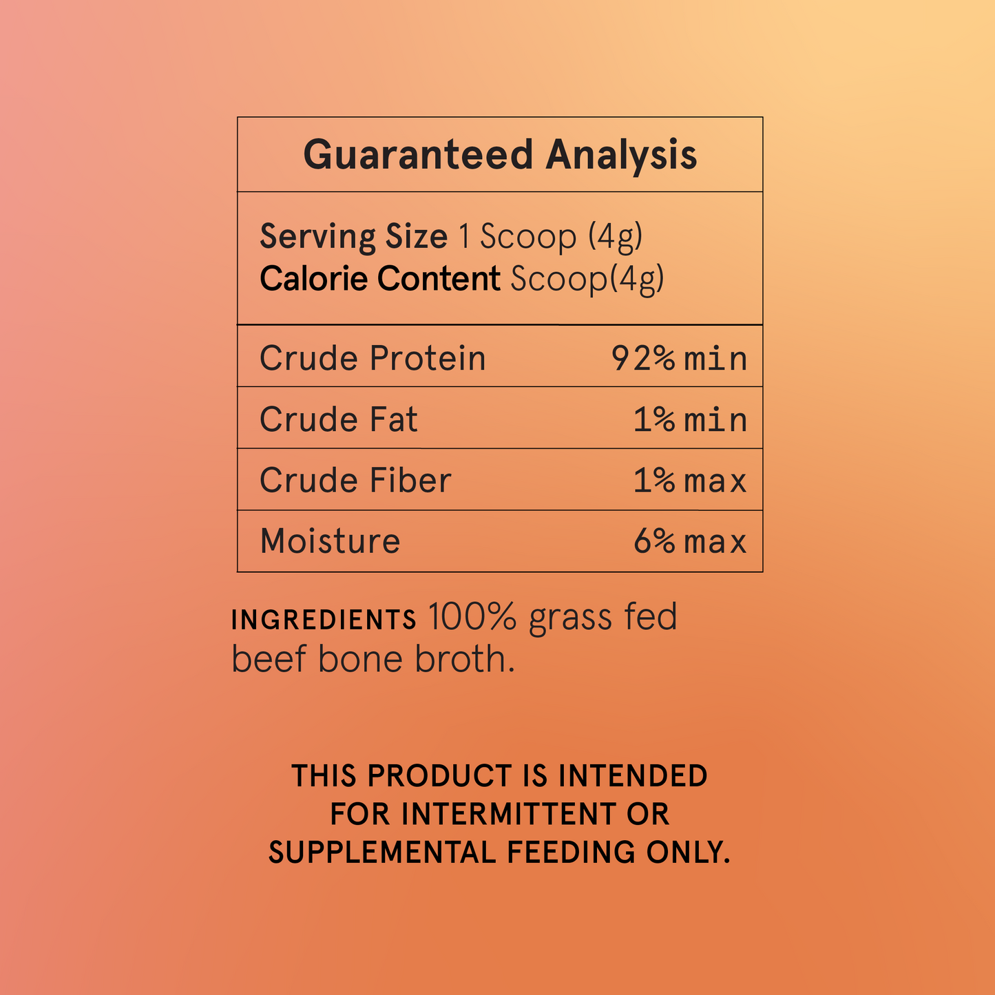 Beef Bone Broth Powder