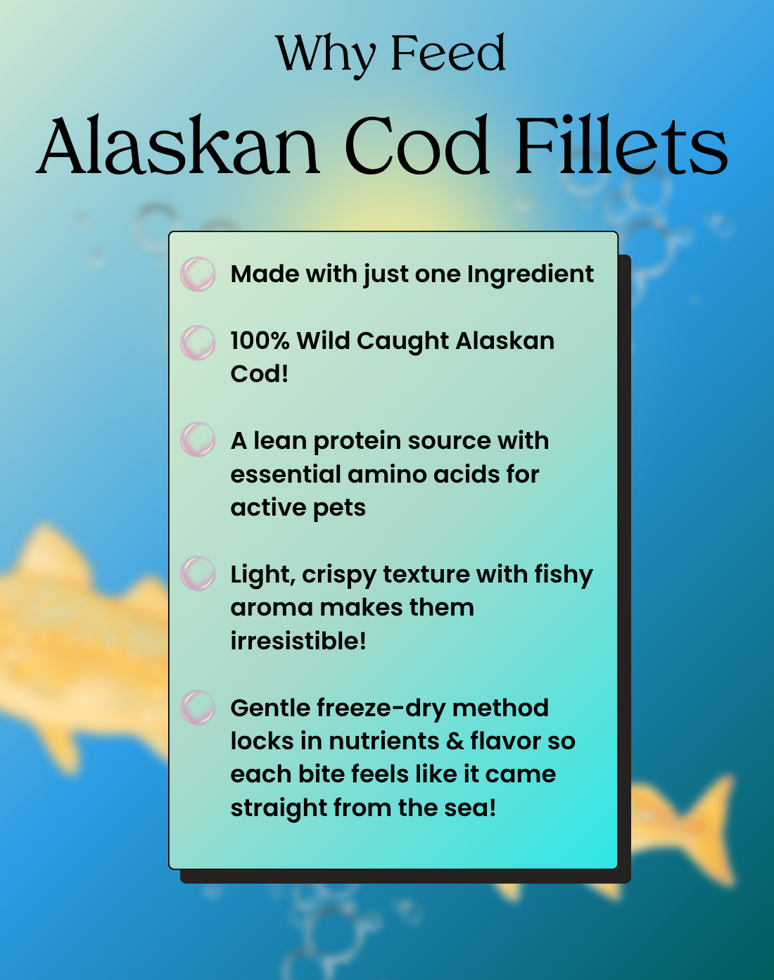 Wild Caught Alaskan Cod Fillets