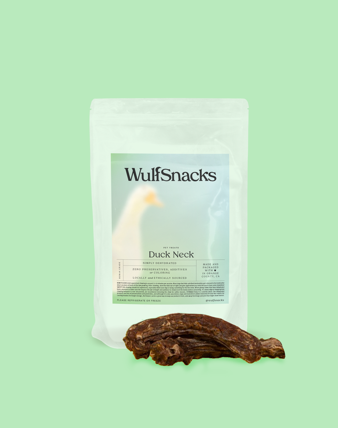 Duck Neck Chews – Wulf Snacks
