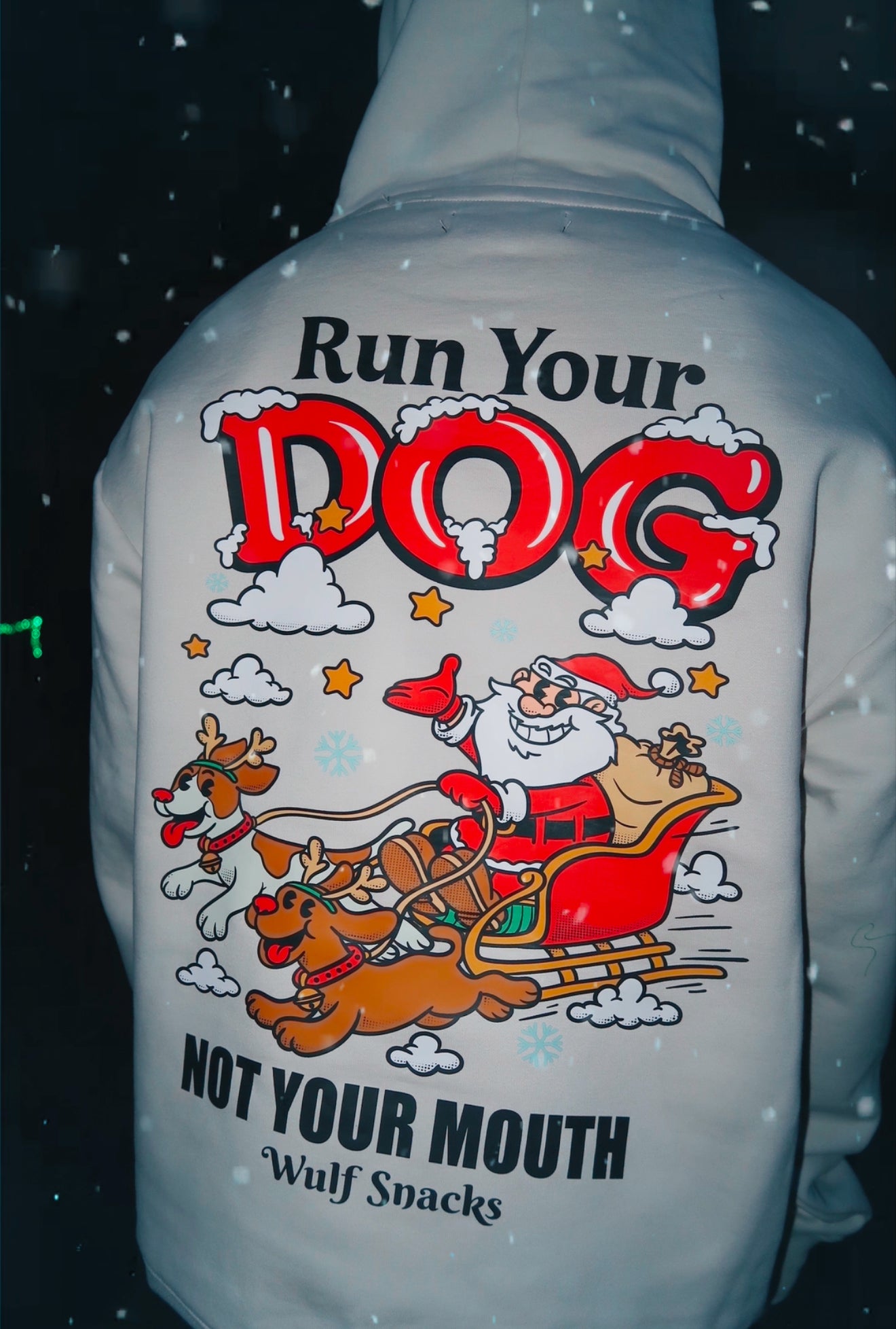 Run Your Dog Holiday Edition Hoodie