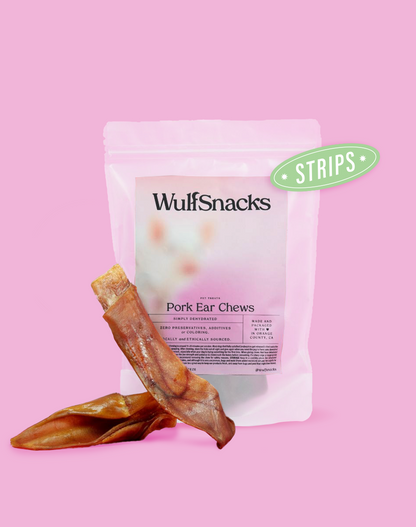 Pork Ear Chew Strips