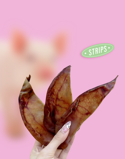 Pork Ear Chew Strips